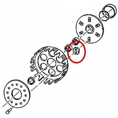 Tapón Goma Embrague TM