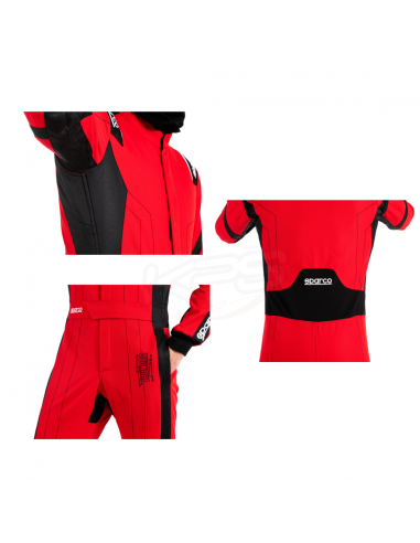 Mono Sparco Thunder Advanced FIA Rojo