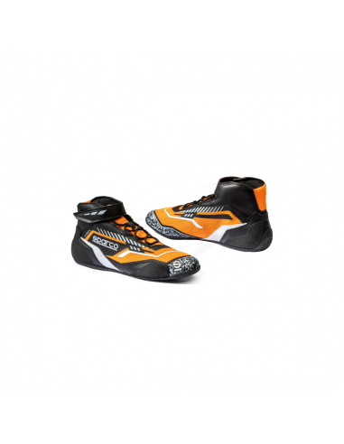 Botas Sparco K-Rock Negro/Naranja Fluo