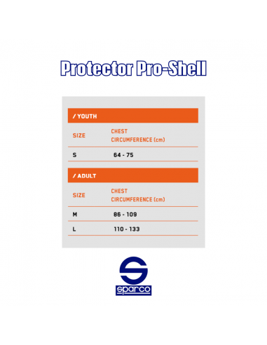 Protector Costillas Sparco Pro Shell