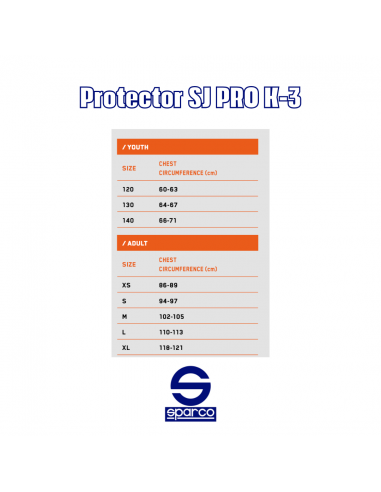Protector Total Sparco SJ Pro K-3