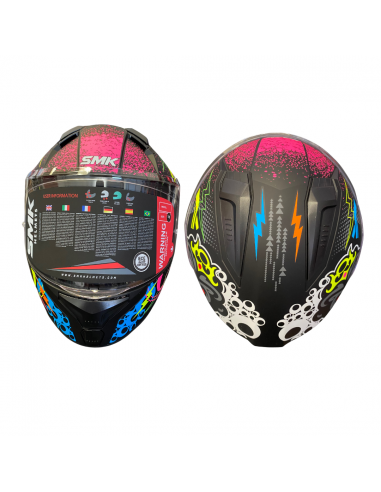 Casco SMK Bionic Chimpz Niño