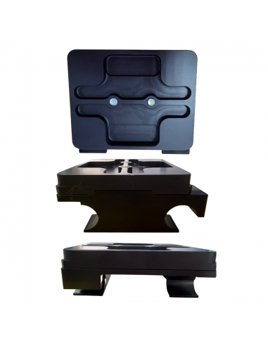 Base Motor Recta Doble Aligerada CNC