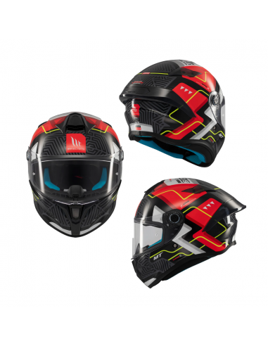 Casco MT Targo S Brik Rojo