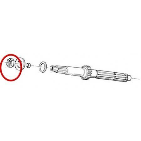 Tuerca Eje Tambor Embrague TM