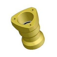 Buje Delantero Magnesio Tecnokart 25mm L90mm