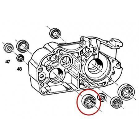 Cojinete TM 6204 C3