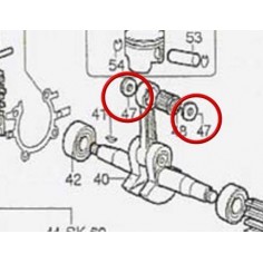 Arandela Bulón Pistón W80 Nº47