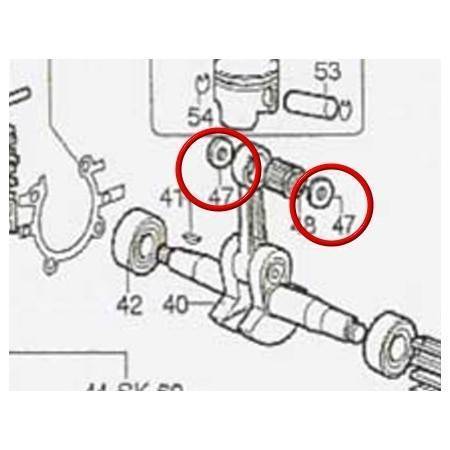 Arandela Bulón Pistón W80 Nº47