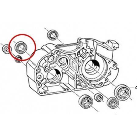 Retén piñón Salida TM 26x37x7