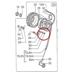 Arandela Plana Comer W80 Nº31