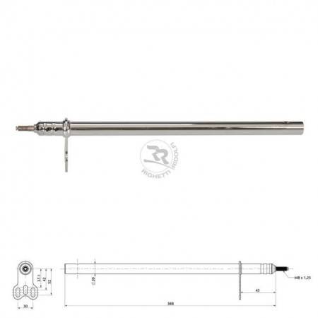 Columna Dirección M8x390mm Babykart