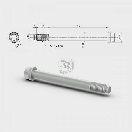 Tornillo Mangueta M10 L. 85+18mm