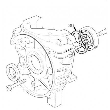 Arandela Reglaje Cojinete 6205 0,1 Nº30