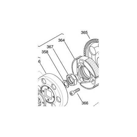 Tuerca Hexagonal Embrague X30 2013 Nº 367