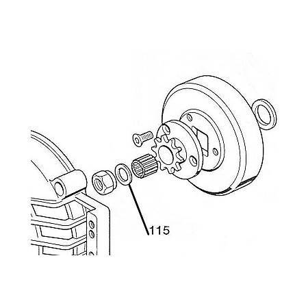 Arandela Externa Embrague Iame Tag