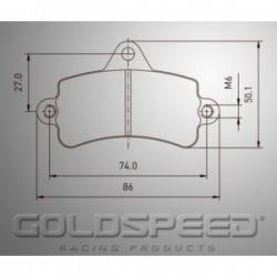 Pastillas Topkart Flash Goldspeed