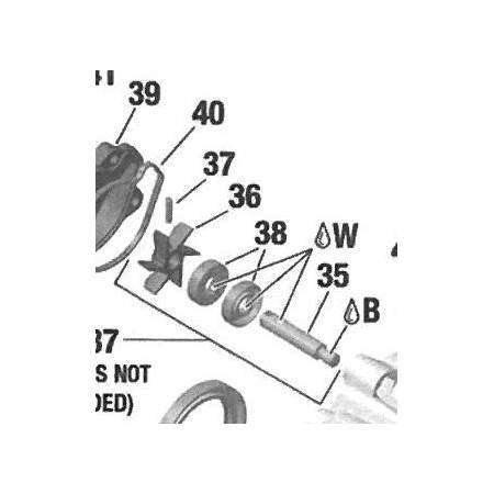 Bomba Agua Rotax DD2 Nº35-37