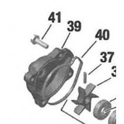 Tapa Bomba Agua Rotax DD2 Nº39