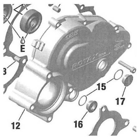 Tapa Embrague Rotax DD2 Nº12