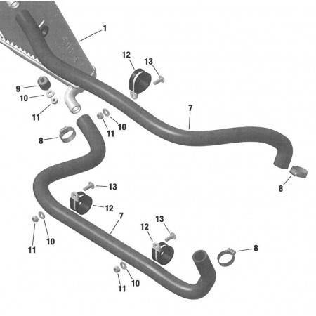 Tubo Agua Rotax DD2