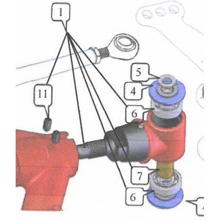 Regulable Caster Mangueta Tecno