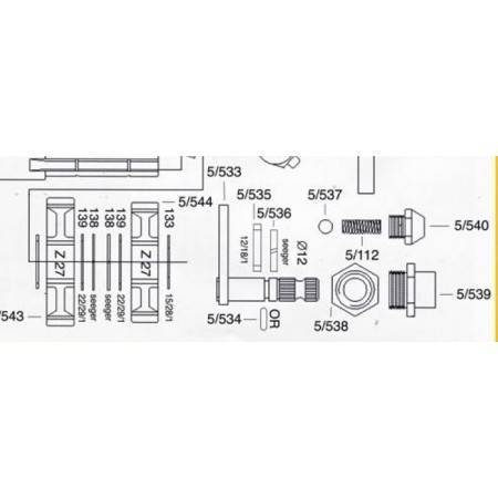 Arandela Selector Seven 12x18x1