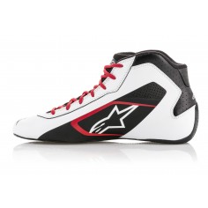 Botas Alpinestars Tech-1 K Start 2018 Blanco/Rojo 2
