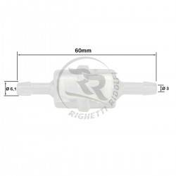 Filtro Gasolina RR 60mm