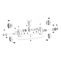 Arandela Plata Biela TM 22mm 2