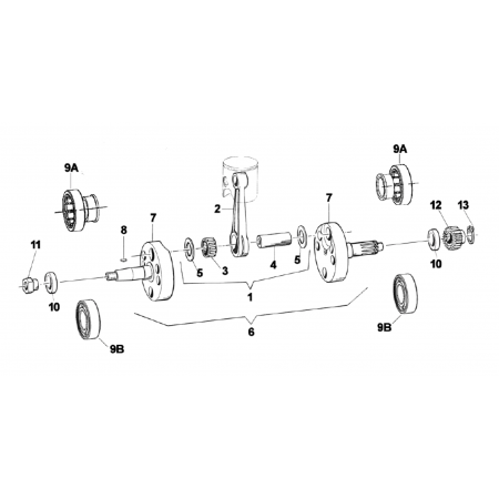 Arandela Plata Biela TM 22mm
