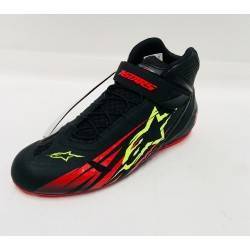 Botas Alpinestars KZ Negro/Rojo/Amarillo Exclusiva