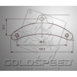 Pastillas Freno Del. Birel Goldspeed