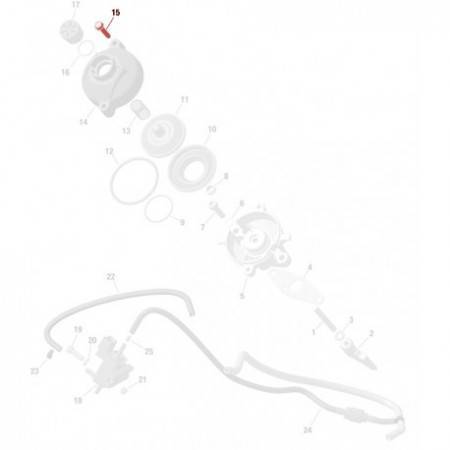 Tornillo M5x25 Válvula Escape Rotax Max Evo