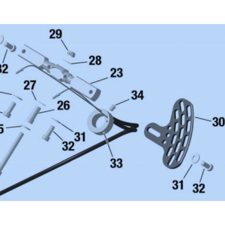 Soporte Cable Rotax DD2 Nº33
