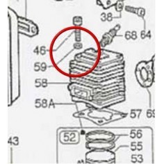 Arandela Cilindro Comer W80 nº59