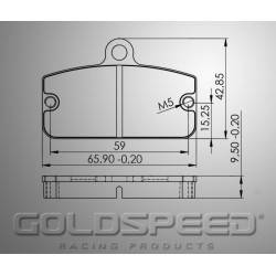 Pastillas Freno Sodikart 2015 Goldspeed