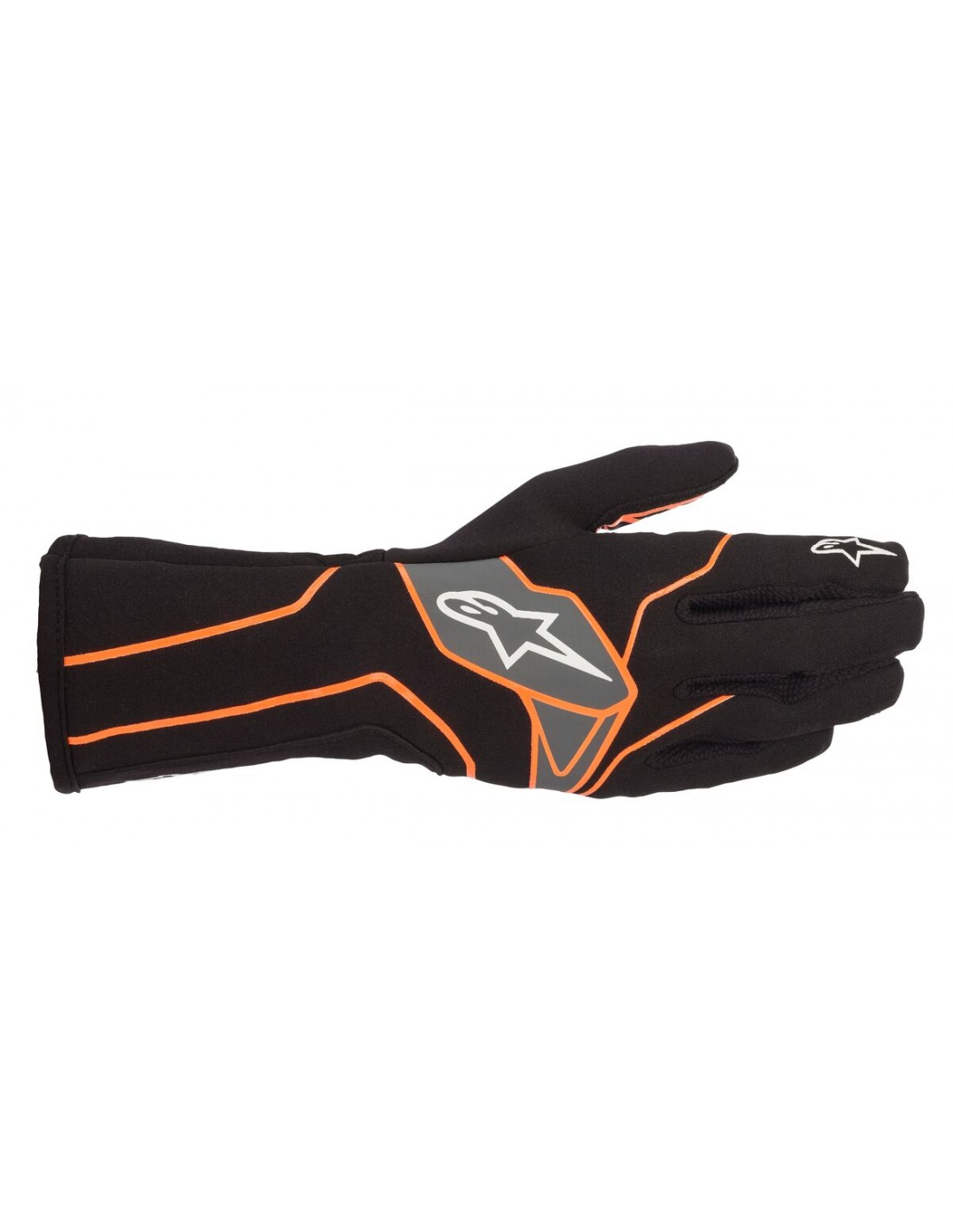 Guantes Karting Alpinestars Tech 1K V2 Negro-Naranja Talla S