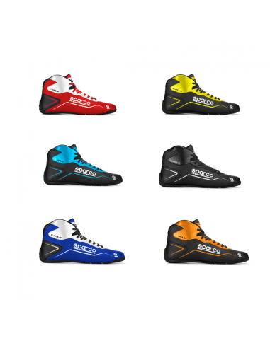 Botas Sparco K-Pole Negro/Naranja fluo