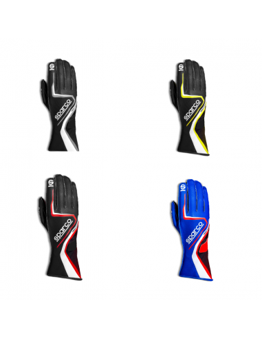 Guantes Sparco Record Negro/Rojo