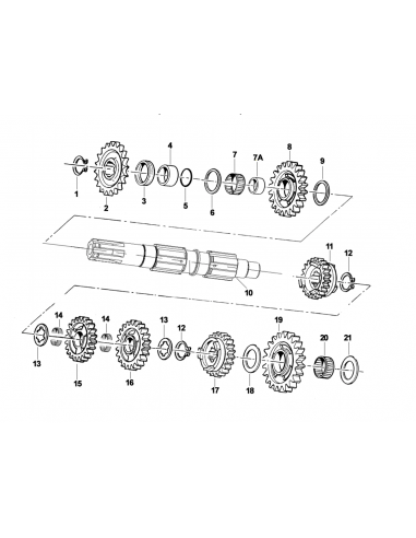 Espesor Eje Secundario KZ10B