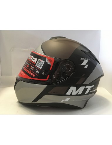 Casco Targo Rigel Gris Mate