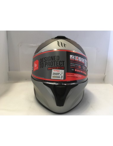 Casco Targo Rigel Gris Mate