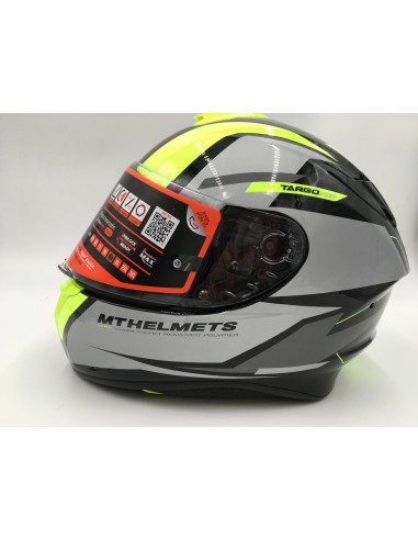 Casco Targo Pro Amarillo Fluo