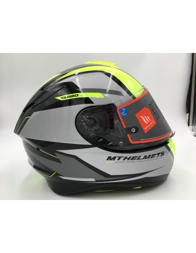 Casco Targo Pro Amarillo Fluo