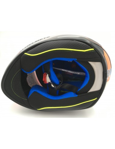Casco Targo Pro Azul/Rojo/Blanco