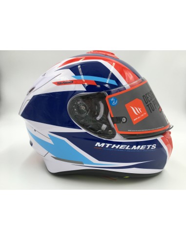 Casco Targo Pro Azul/Rojo/Blanco