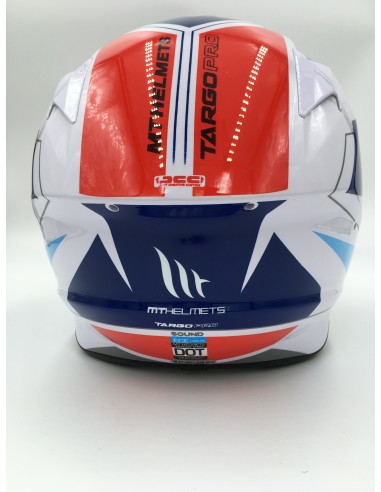 Casco Targo Pro Azul/Rojo/Blanco