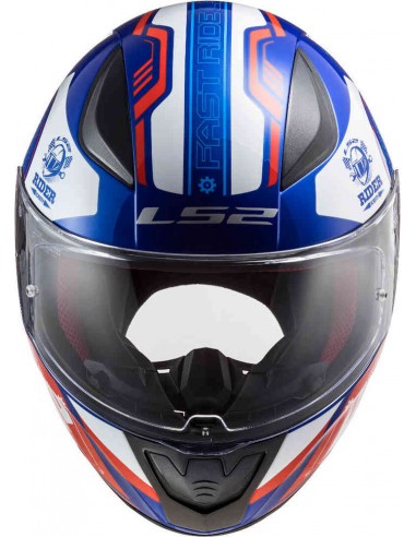 Casco LS2 Rapid Stratus Azul/Rojo/Blanco
