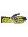 Guantes Alpinestars Tech-1 K Race V2 Vertical Amarillo Fluo